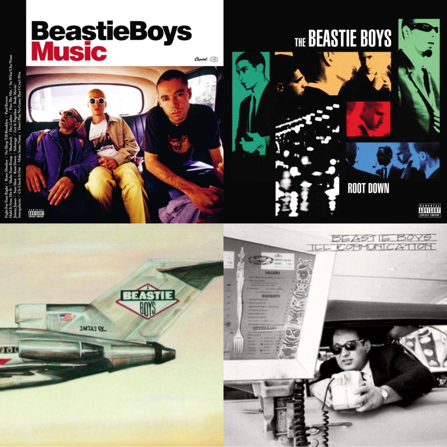Ill Communication (30Th Anniversary Deluxe Edition) (3LP) & Beastie Boys Music (2LP) & Licensed To Ill (30Th Anniversary Edition) & Root Down Ep