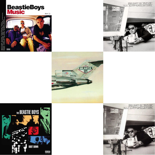 This is a 5 LP Vinyl SKU bundle.
1.This LP Vinyl is brand new.Format: LP VinylMusic Style: Boom BapThis item's title is: Ill CommunicationArtist: Beastie BoysLabel: CAPITOLBarcode: 5099969423215Release Date: 7/14/2009
2.This LP Vinyl is brand new.