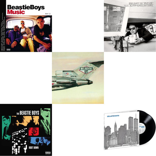This is a 5 LP Vinyl SKU bundle.
1.This LP Vinyl is brand new.Format: LP VinylThis item's title is: Ill Communication (30Th Anniversary Deluxe Edition) (3LP)Artist: Beastie BoysBarcode: 602465037906Release Date: 7/26/2024
2.This LP Vinyl is brand new.