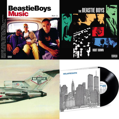This is a 4 LP Vinyl SKU bundle.
1.This LP Vinyl is brand new.Format: LP VinylMusic Style: Boom BapThis item's title is: Beastie Boys Music (2LP)Artist: Beastie BoysLabel: CAPITOLBarcode: 602507280918Release Date: 10/23/2020
2.This LP Vinyl is brand new.