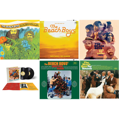 Endless Summer & Sounds Of Summer: The Very Best Of The Beach Boys (Remastered/2LP) & Sail On Sailor (2LP/7Inch) & Feel Flows: The Sunflower & Surf's Up Sessions 1969-1971 (2LP) & Beach Boys' Christmas Album (Mono) & Pet Sounds (Stereo)
