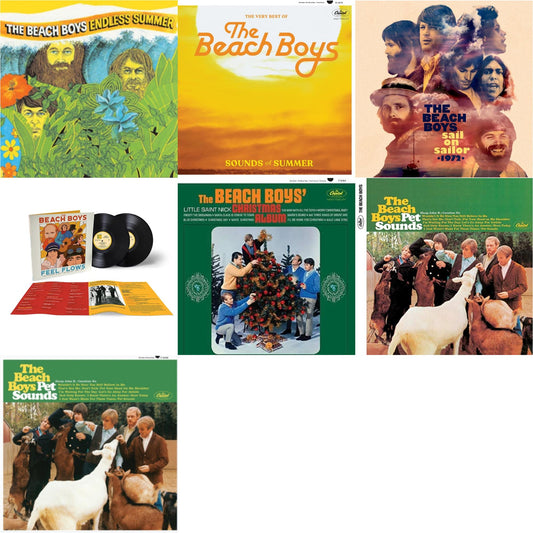 Beach Boys - Endless Summer & Sounds Of Summer: The Very Best Of The Beach Boys (Remastered/2LP) & Sail On Sailor (2LP/7Inch) & Feel Flows: The Sunflower & Surf's Up Sessions 1969-1971 (2LP) & Beach Boys' Christmas Album (Mono) & Pet Sounds (Mono) &