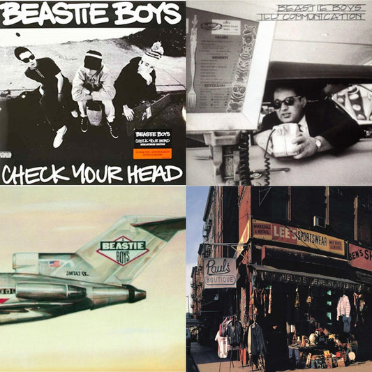 This is a 4 LP Vinyl SKU bundle.
1.This LP Vinyl is brand new.Format: LP VinylMusic Style: Cut-up/DJThis item's title is: Check Your HeadArtist: Beastie BoysLabel: CAPITOLBarcode: 5099969422515Release Date: 4/7/2009
2.This LP Vinyl is brand new.