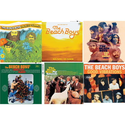 Endless Summer & Sounds Of Summer: The Very Best Of The Beach Boys (Remastered/2LP) & Sail On Sailor (2LP/7Inch) & Beach Boys' Christmas Album (Mono) & Pet Sounds (Mono) & Good Vibrations (Orange/Yellow Swirl-Marble LP Vinyl)