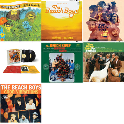 Beach Boys - Endless Summer & Sounds Of Summer: The Very Best Of The Beach Boys (Remastered/2LP) & Sail On Sailor (2LP/7Inch) & Feel Flows: The Sunflower & Surf's Up Sessions 1969-1971 (2LP) & Beach Boys' Christmas Album (Mono) & Pet Sounds (Stereo)