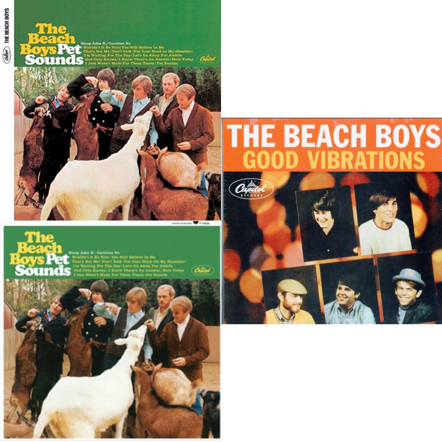 Pet Sounds (Mono) & Pet Sounds (Stereo) & Good Vibrations (Orange/Yellow Swirl-Marble LP Vinyl)