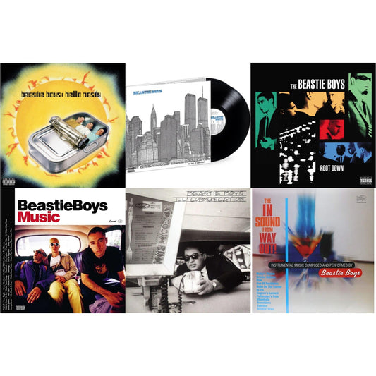 This is a 6 LP Vinyl SKU bundle.
1.This LP Vinyl is brand new.Format: LP VinylMusic Style: Boom BapThis item's title is: Ill CommunicationArtist: Beastie BoysLabel: CAPITOLBarcode: 5099969423215Release Date: 7/14/2009
2.This LP Vinyl is brand new.