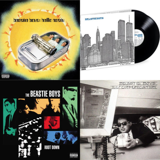 This is a 4 LP Vinyl SKU bundle.
1.This LP Vinyl is brand new.Format: LP VinylMusic Style: Boom BapThis item's title is: Ill CommunicationArtist: Beastie BoysLabel: CAPITOLBarcode: 5099969423215Release Date: 7/14/2009
2.This LP Vinyl is brand new.
