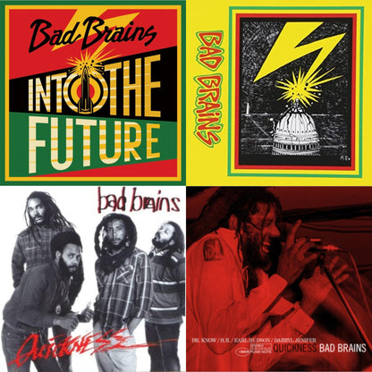 Into The Future (Green, Yellow, Red Splatter LP Vinyl) & Bad Brains & Quickness & Quickness (Punk Note)