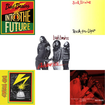 This is a 5 LP Vinyl SKU bundle.
1.This LP Vinyl is brand new.Format: LP VinylMusic Style: PunkThis item's title is: Into The Future (Green, Yellow, Red Splatter LP Vinyl)Artist: Bad BrainsLabel: MEGAFORCEBarcode: 020286234289Release Date: 6/4/2021
2.This LP Vinyl is brand new.
