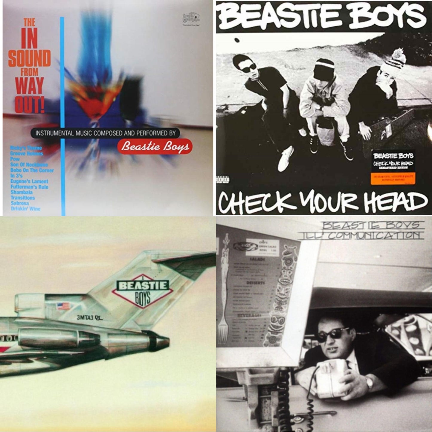 Check Your Head & Ill Communication & Licensed To Ill (30Th Anniversary Edition) & In Sound From Way Out (180G)