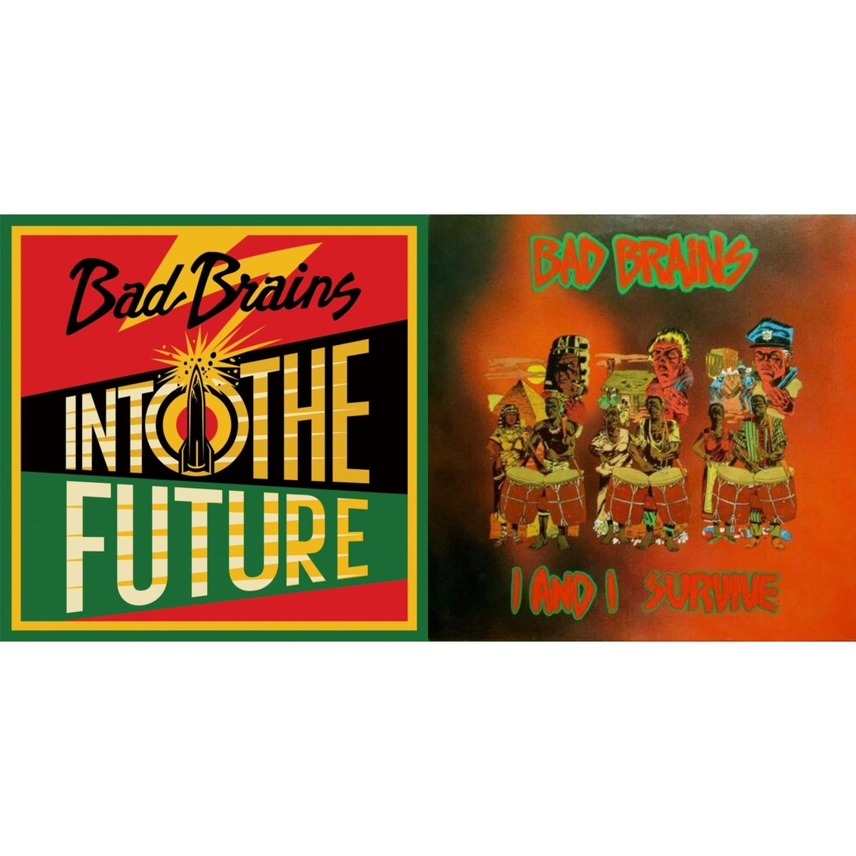 Into The Future (Green, Yellow, Red Splatter LP Vinyl) & I & I Survive