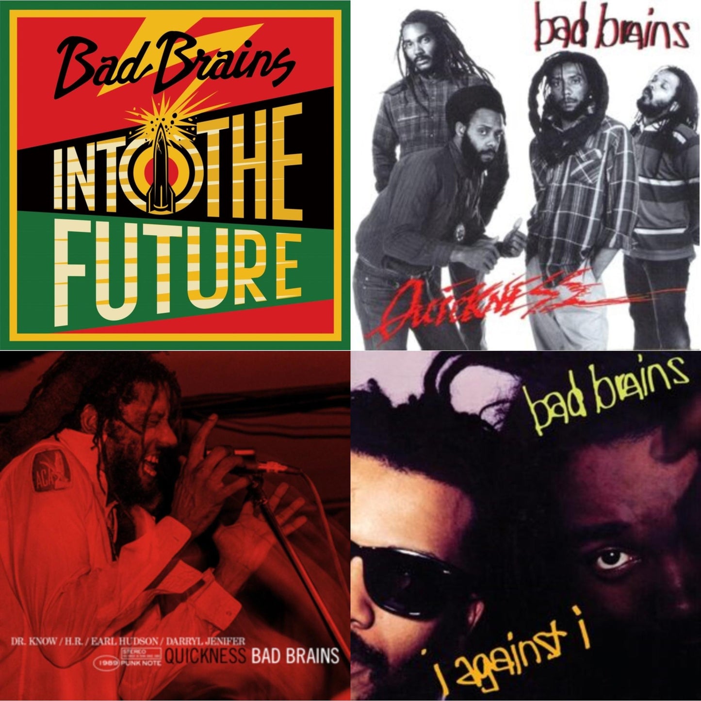 Into The Future (Green, Yellow, Red Splatter LP Vinyl) & Quickness & Quickness (Punk Note) & I Against I