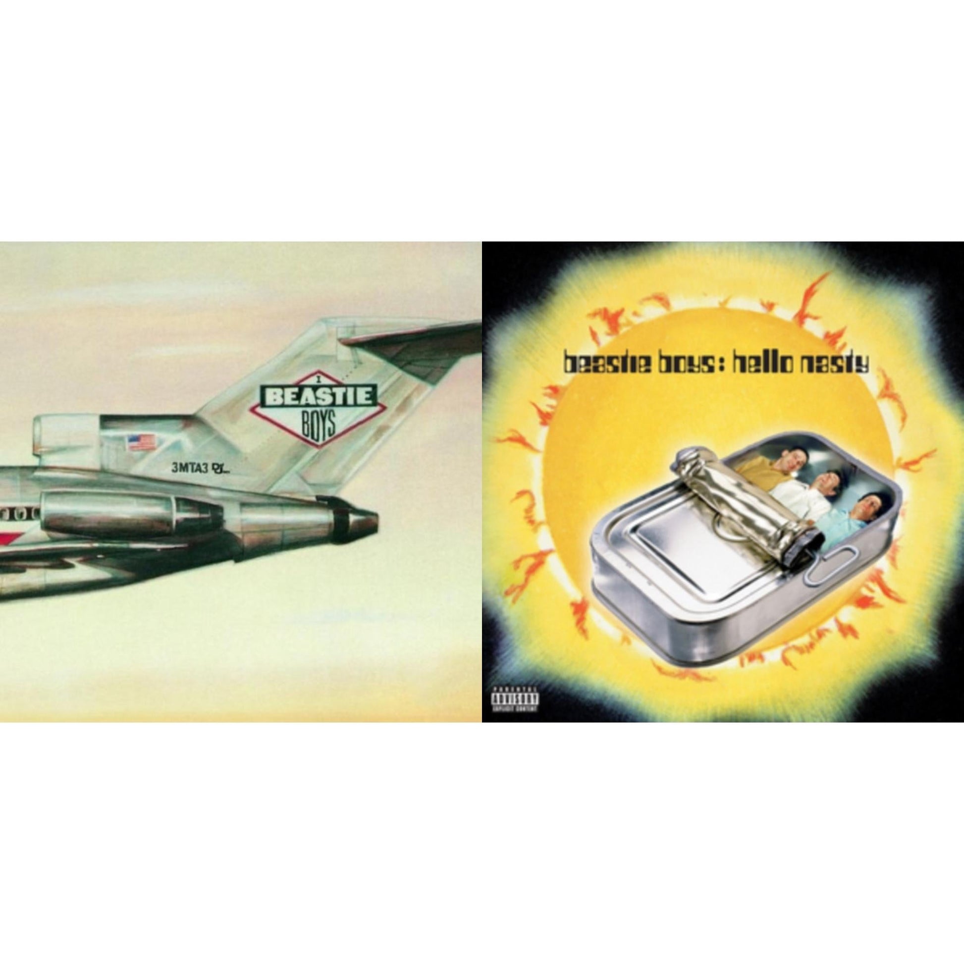 This is a 2 LP Vinyl SKU bundle.
1.This LP Vinyl is brand new.Format: LP VinylThis item's title is: Licensed To Ill (30Th Anniversary Edition)Artist: Beastie BoysLabel: DEF JAMBarcode: 602547820754Release Date: 10/14/2016
2.This LP Vinyl is brand new.