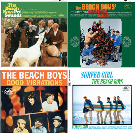 Beach Boys' Christmas Album (Mono) & Pet Sounds (Stereo) & Surfer Girl (75Th Anniversary) & Good Vibrations (Orange/Yellow Swirl-Marble LP Vinyl)