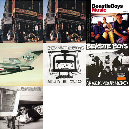 This is a 7 LP Vinyl SKU bundle.
1.This LP Vinyl is brand new.Format: LP VinylMusic Style: Boom BapThis item's title is: Paul's Boutique (20Th Anniversary)Artist: Beastie BoysLabel: Capitol RecordsBarcode: 5099969330018Release Date: 2/10/2009
2.This LP Vinyl is brand new.