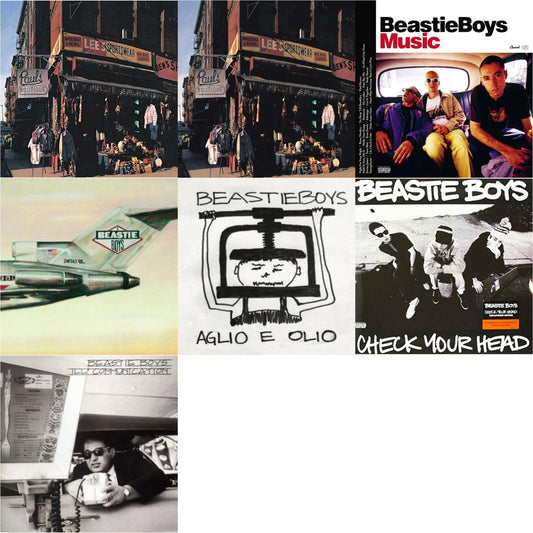 This is a 7 LP Vinyl SKU bundle.
1.This LP Vinyl is brand new.Format: LP VinylMusic Style: Boom BapThis item's title is: Paul's Boutique (20Th Anniversary)Artist: Beastie BoysLabel: Capitol RecordsBarcode: 5099969330018Release Date: 2/10/2009
2.This LP Vinyl is brand new.