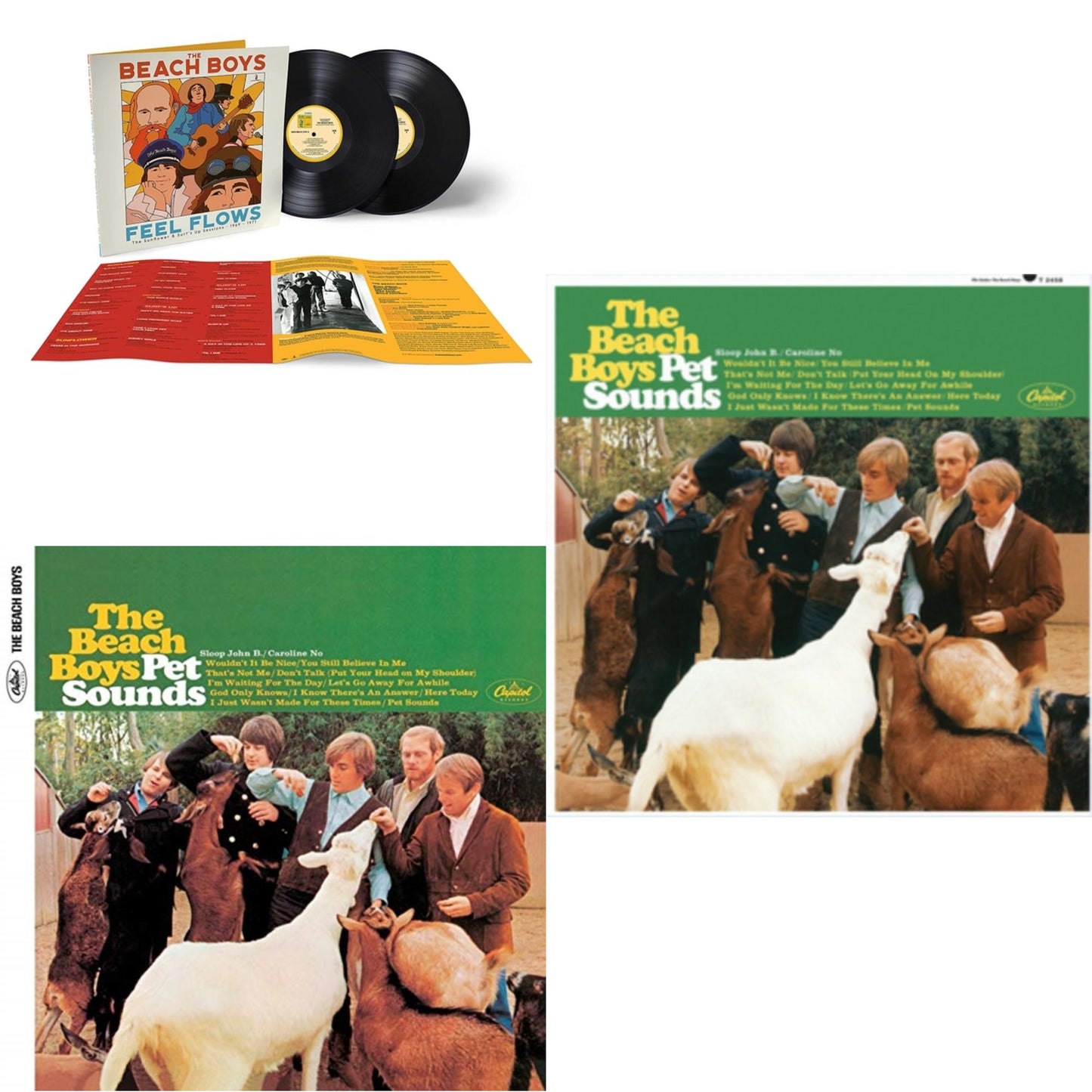 Feel Flows: The Sunflower & Surf's Up Sessions 1969-1971 (2LP) & Pet Sounds (Mono) & Pet Sounds (Stereo)