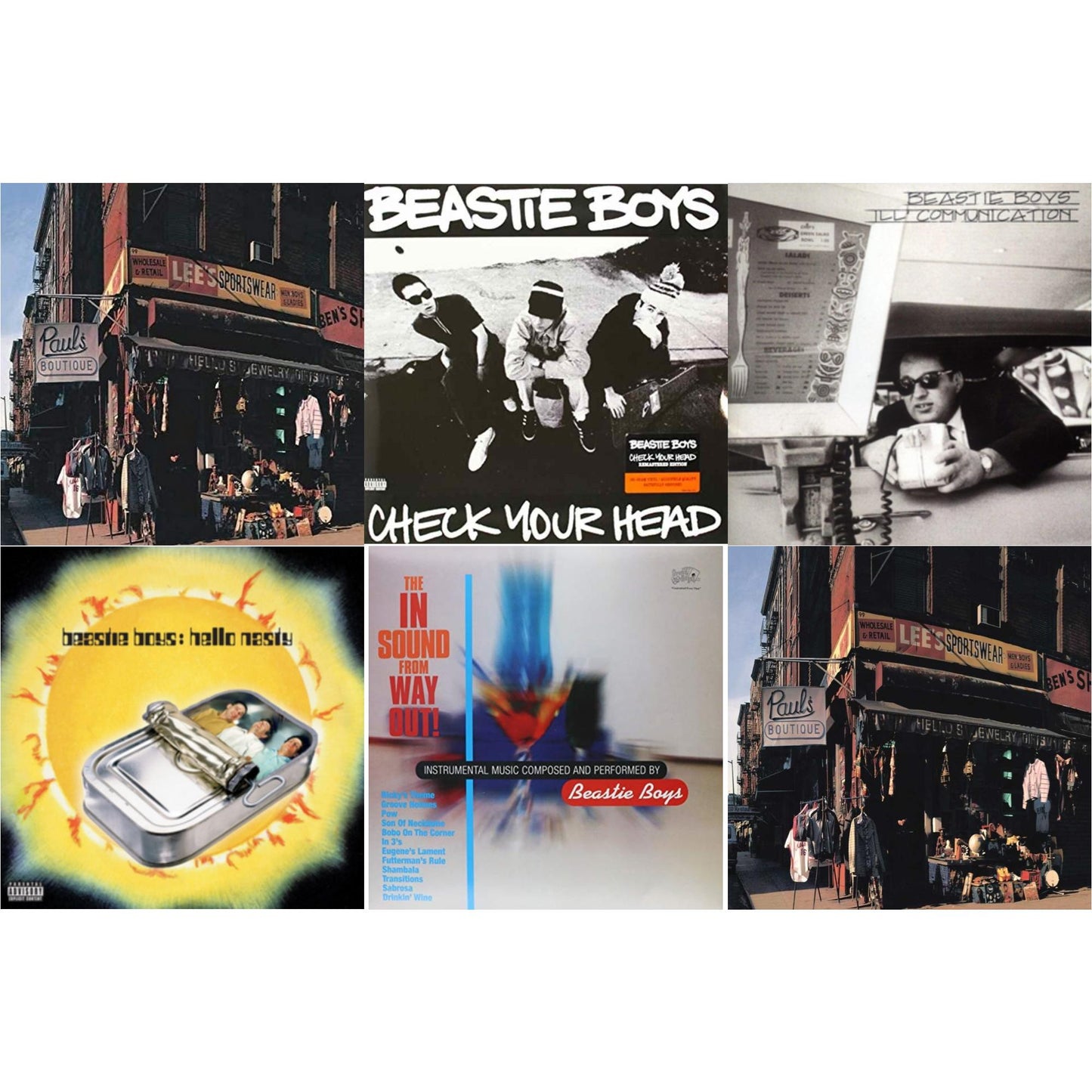 Paul's Boutique (20Th Anniversary) & Check Your Head & Ill Communication & Hello Nasty & In Sound From Way Out (180G) & Paul's Boutique (2 LP)
