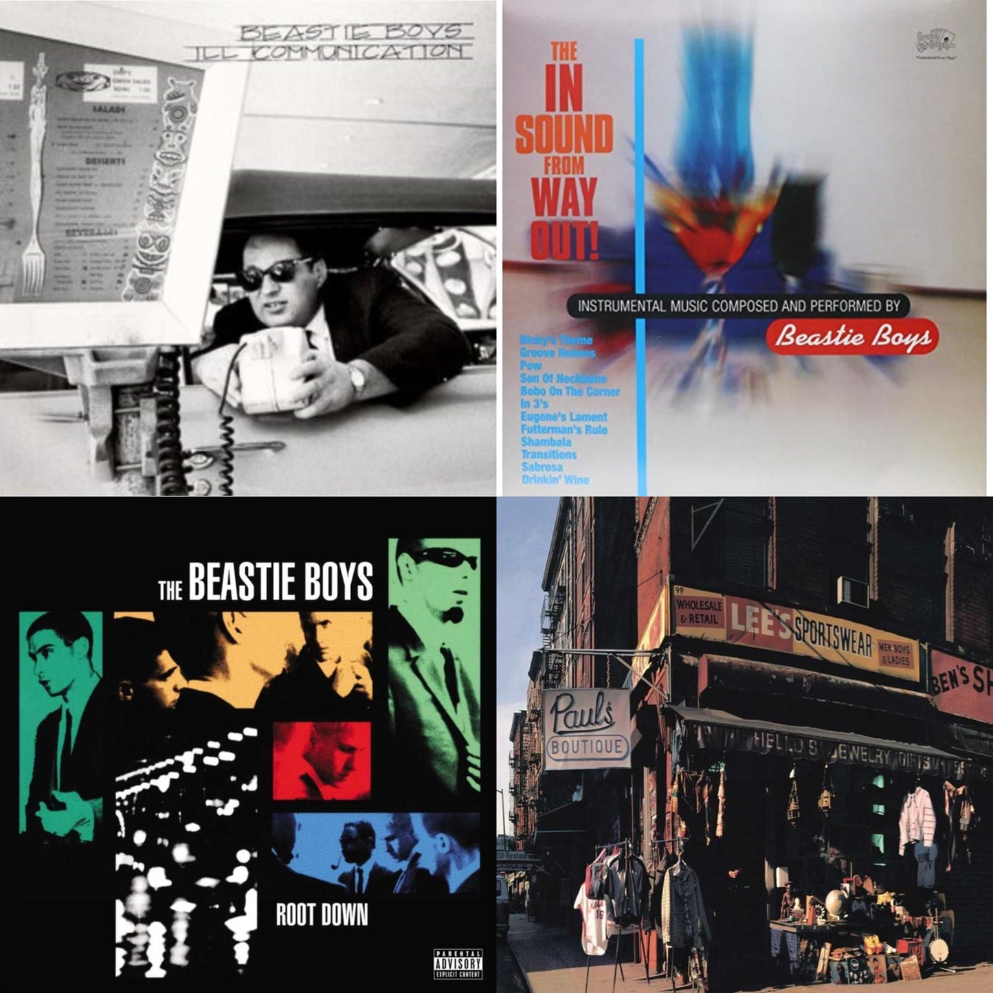Ill Communication (30Th Anniversary Deluxe Edition) (3LP) & In Sound From Way Out (180G) & Root Down Ep & Paul's Boutique (2LP)