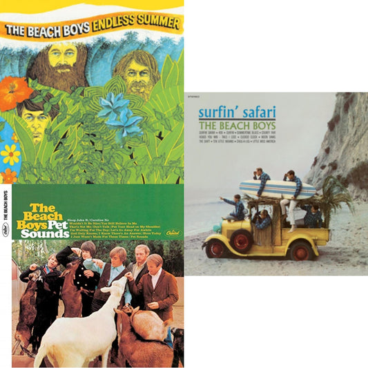 Endless Summer & Pet Sounds (Mono) & Surfin' Safari (180G/Crystal Clear LP Vinyl)