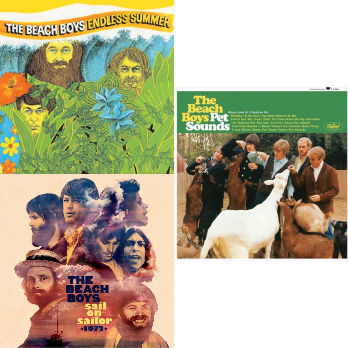 Endless Summer & Sail On Sailor (2LP/7Inch) & Pet Sounds (Stereo)