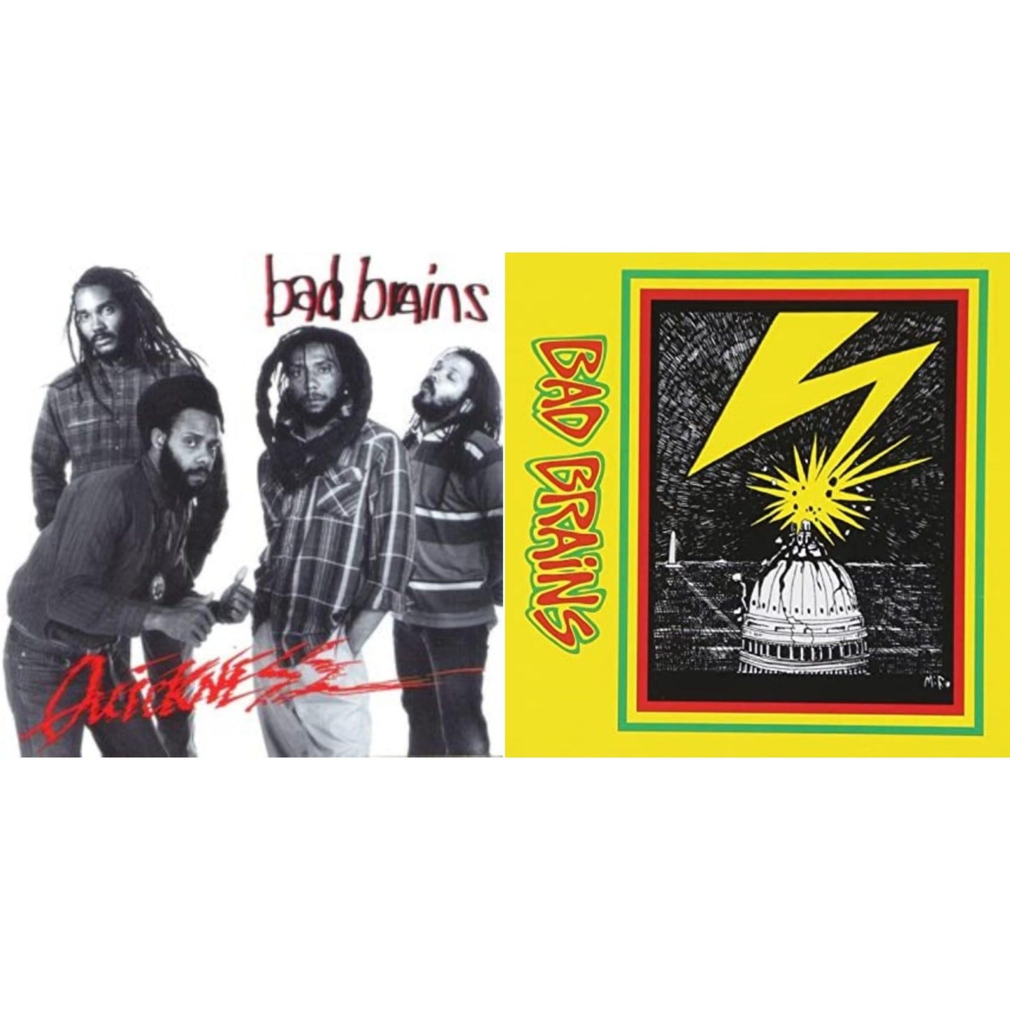 Bad Brains - Bad Brains & Quickness - LP Vinyl Bundle
