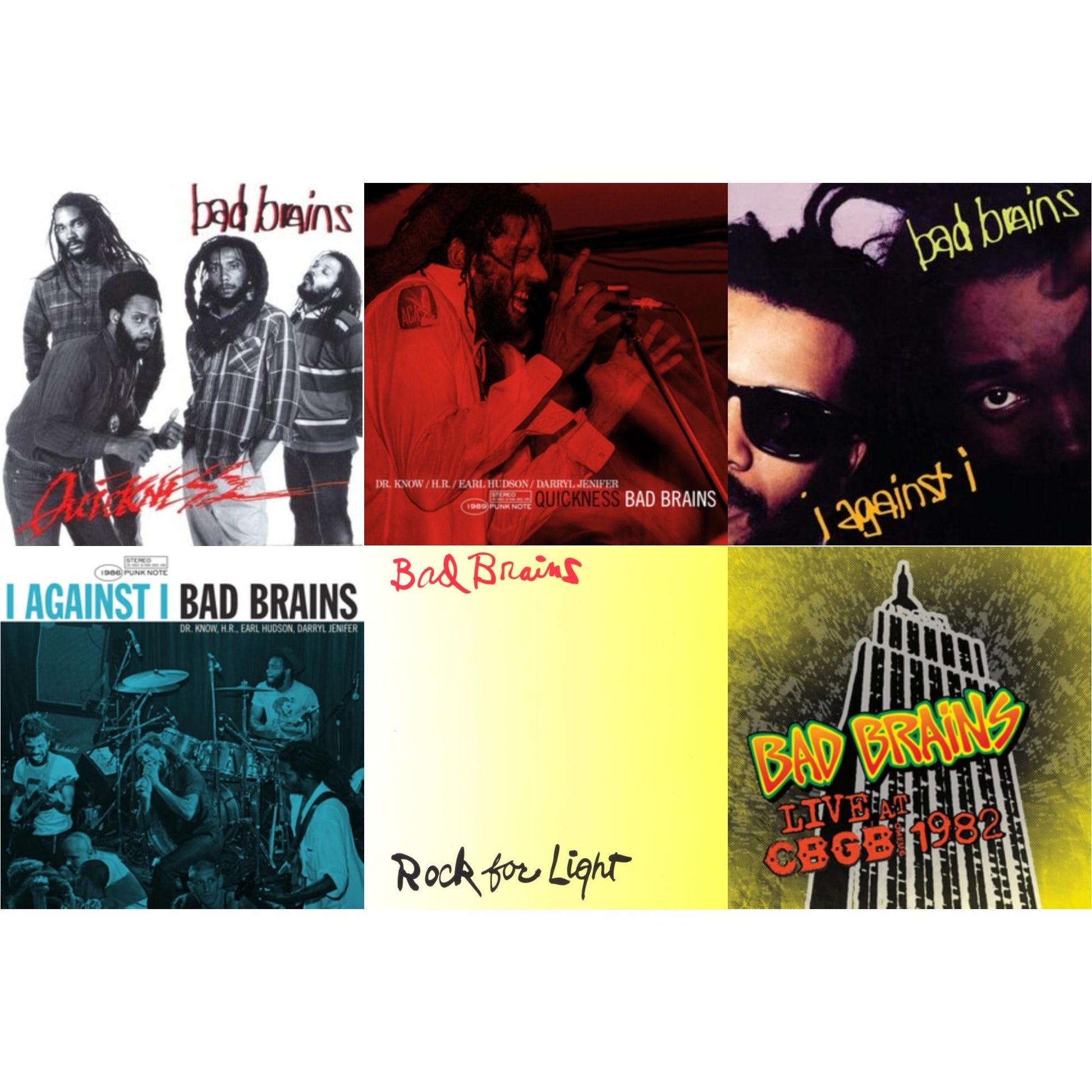 This is a 6 LP Vinyl SKU bundle.
1.This LP Vinyl is brand new.Format: LP VinylMusic Style: HardcoreThis item's title is: QuicknessArtist: Bad BrainsLabel: COLOR RED RECORDSBarcode: 711574899456Release Date: 2/18/2022
2.This LP Vinyl is brand new.