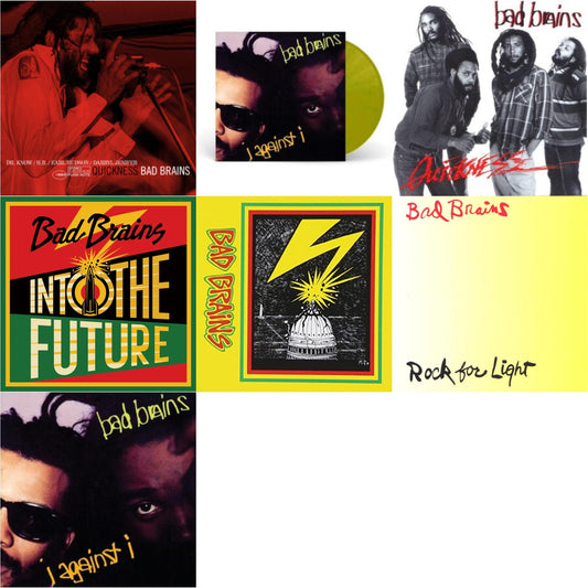 This is a 7 LP Vinyl SKU bundle.
1.This LP Vinyl is brand new.Format: LP VinylMusic Style: PunkThis item's title is: Into The Future (Green, Yellow, Red Splatter LP Vinyl)Artist: Bad BrainsLabel: MEGAFORCEBarcode: 020286234289Release Date: 6/4/2021
2.This LP Vinyl is brand new.