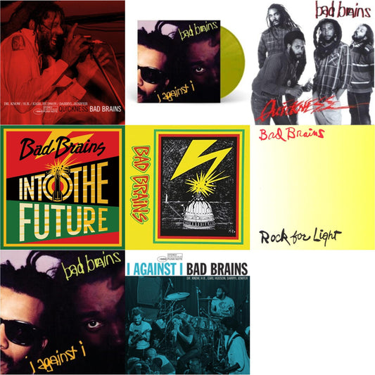 This is a 8 LP Vinyl SKU bundle.
1.This LP Vinyl is brand new.Format: LP VinylMusic Style: PunkThis item's title is: Into The Future (Green, Yellow, Red Splatter LP Vinyl)Artist: Bad BrainsLabel: MEGAFORCEBarcode: 020286234289Release Date: 6/4/2021
2.This LP Vinyl is brand new.