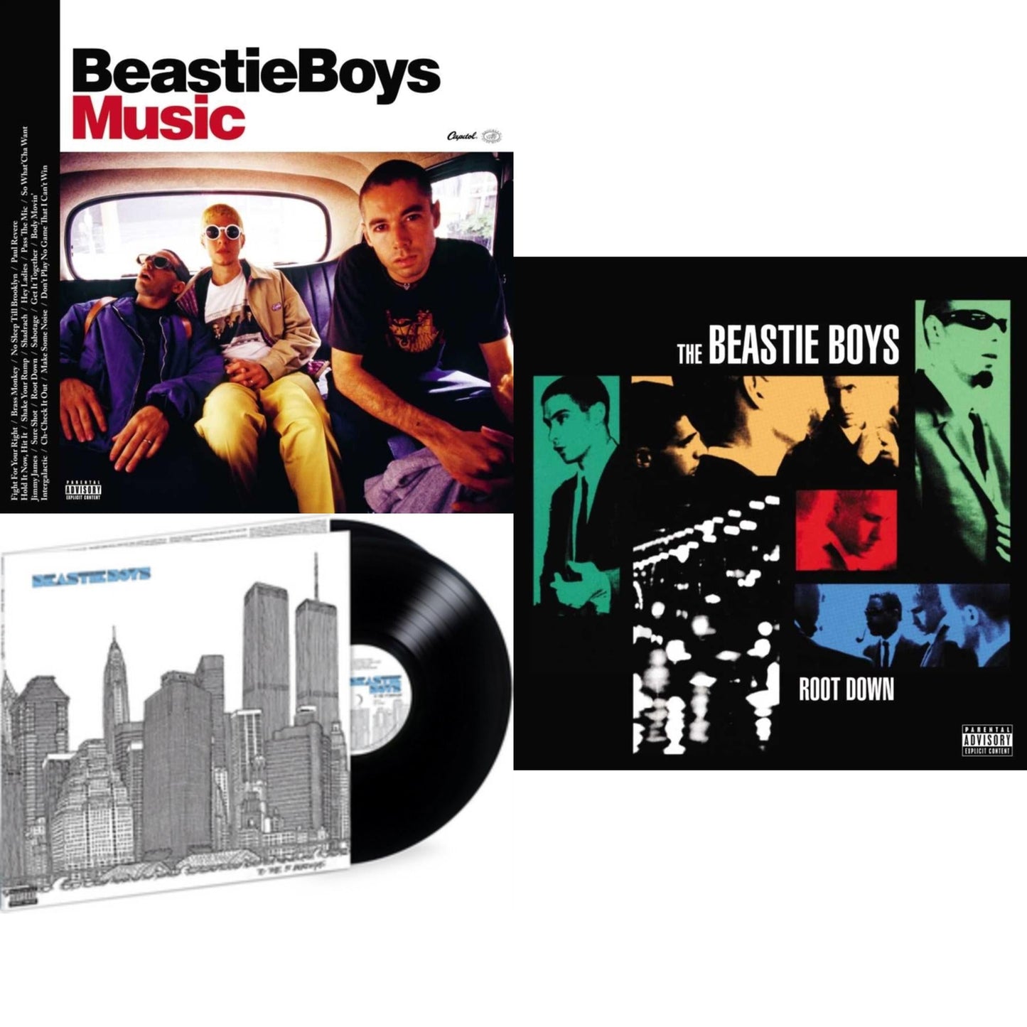 Beastie Boys Music (2LP) & To The 5 Boroughs (180G/2LP) & Root Down Ep