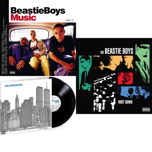 This is a 3 LP Vinyl SKU bundle.
1.This LP Vinyl is brand new.Format: LP VinylMusic Style: Boom BapThis item's title is: Beastie Boys Music (2LP)Artist: Beastie BoysLabel: CAPITOLBarcode: 602507280918Release Date: 10/23/2020
2.This LP Vinyl is brand new.