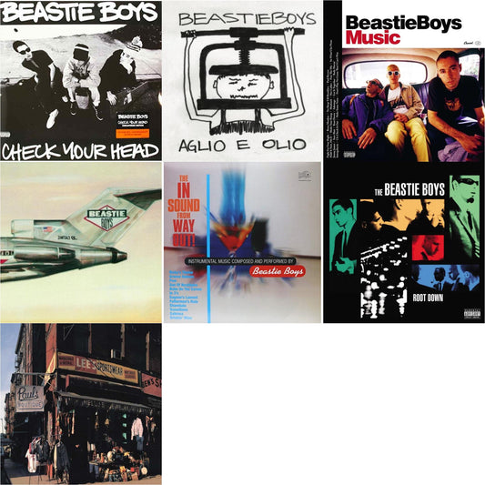 Check Your Head & Aglio E Olio & Beastie Boys Music (2LP) & Licensed To Ill (30Th Anniversary Edition) & In Sound From Way Out (180G) & Root Down Ep & Paul's Boutique (2LP)