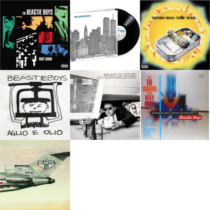 This is a 7 LP Vinyl SKU bundle.
1.This LP Vinyl is brand new.Format: LP VinylMusic Style: InstrumentalThis item's title is: Hello NastyArtist: Beastie BoysLabel: Grand RoyalBarcode: 5099969423918Release Date: 9/22/2009
2.This LP Vinyl is brand new.