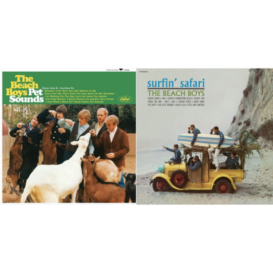 Pet Sounds (Stereo) & Surfin' Safari (180G/Crystal Clear LP Vinyl)