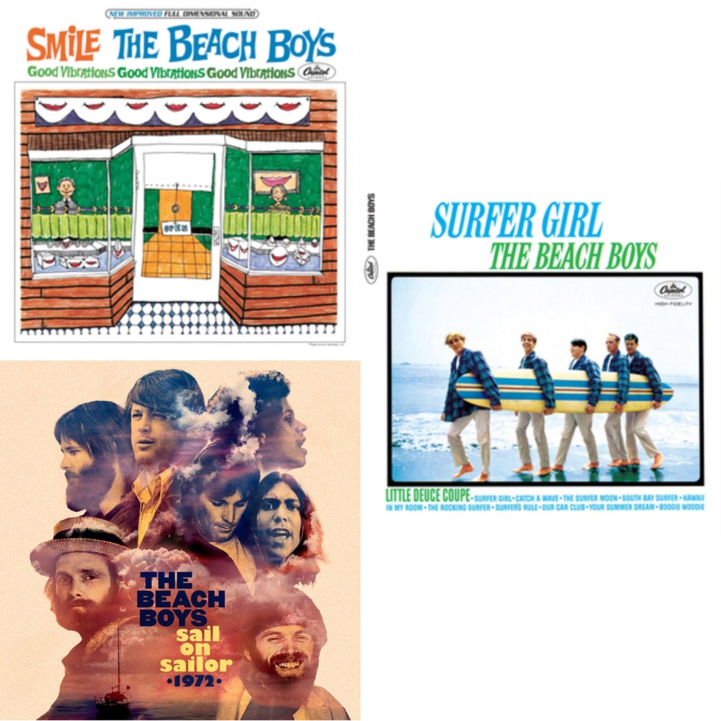 Smile Sessions & Sail On Sailor (2LP/7Inch) & Surfer Girl (75Th Anniversary)