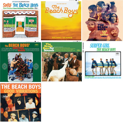 Smile Sessions & Sounds Of Summer: The Very Best Of The Beach Boys (Remastered/2LP) & Sail On Sailor (2LP/7Inch) & Beach Boys' Christmas Album (Mono) & Pet Sounds (Stereo) & Surfer Girl (75Th Anniversary)