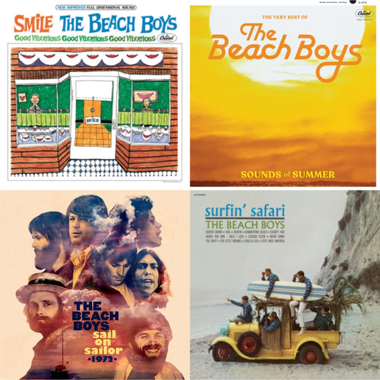 Smile Sessions & Sounds Of Summer: The Very Best Of The Beach Boys (Remastered/2LP) & Sail On Sailor (2LP/7Inch) & Surfin' Safari (180G/Crystal Clear LP Vinyl)