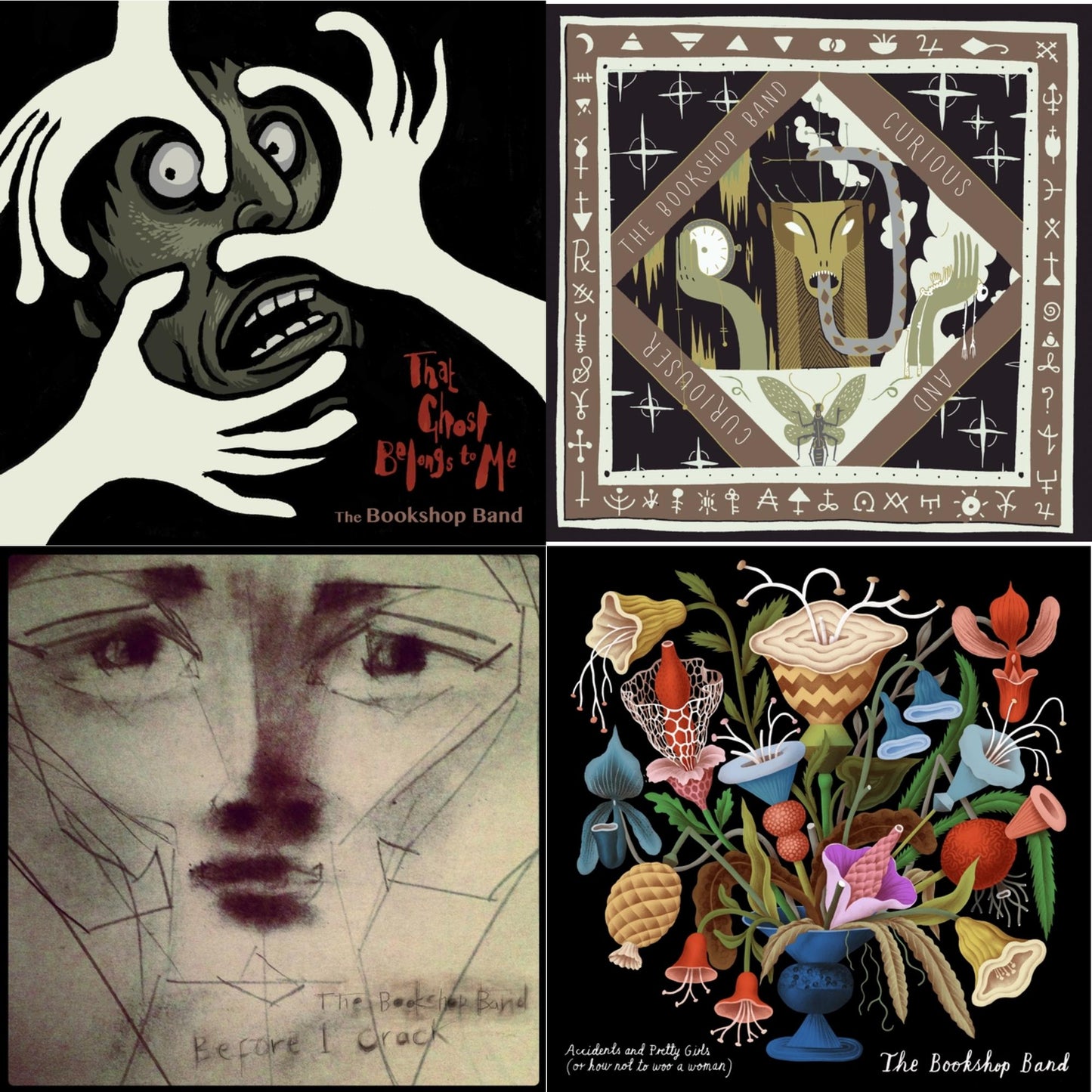 Bookshop Band - Accidents & Pretty Girls & Before I Crack & That Ghost Belongs To Me & Curious & Curiouser - CD Bundle