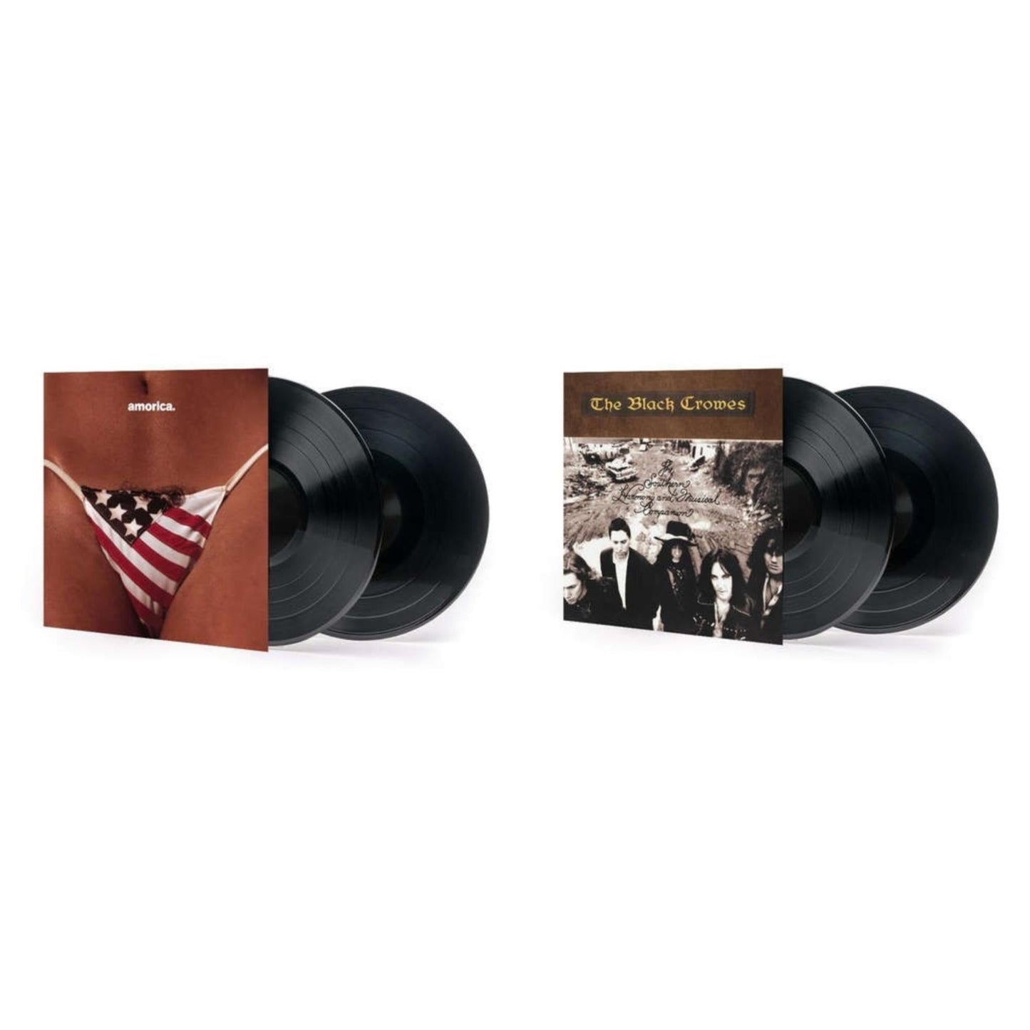 This is a 2 LP Vinyl SKU bundle.
1.This LP Vinyl is brand new.Format: LP VinylMusic Style: Rock & RollThis item's title is: AmoricaArtist: Black CrowesLabel: AMERICANBarcode: 602537494231Release Date: 12/18/2015
2.This LP Vinyl is brand new.