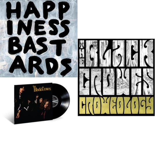 Black Crowes - Happiness Bastards (180G) & Shake Your Money Maker (2020 Remaster) & Croweology - LP Vinyl Bundle