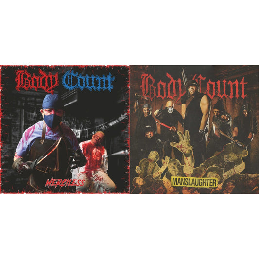 Merciless (Demo Crips & Blood Publicans LP Vinyl) (Us Version) & Manslaughter (Cloudy Blood Red/Ultra Clear LP Vinyl)