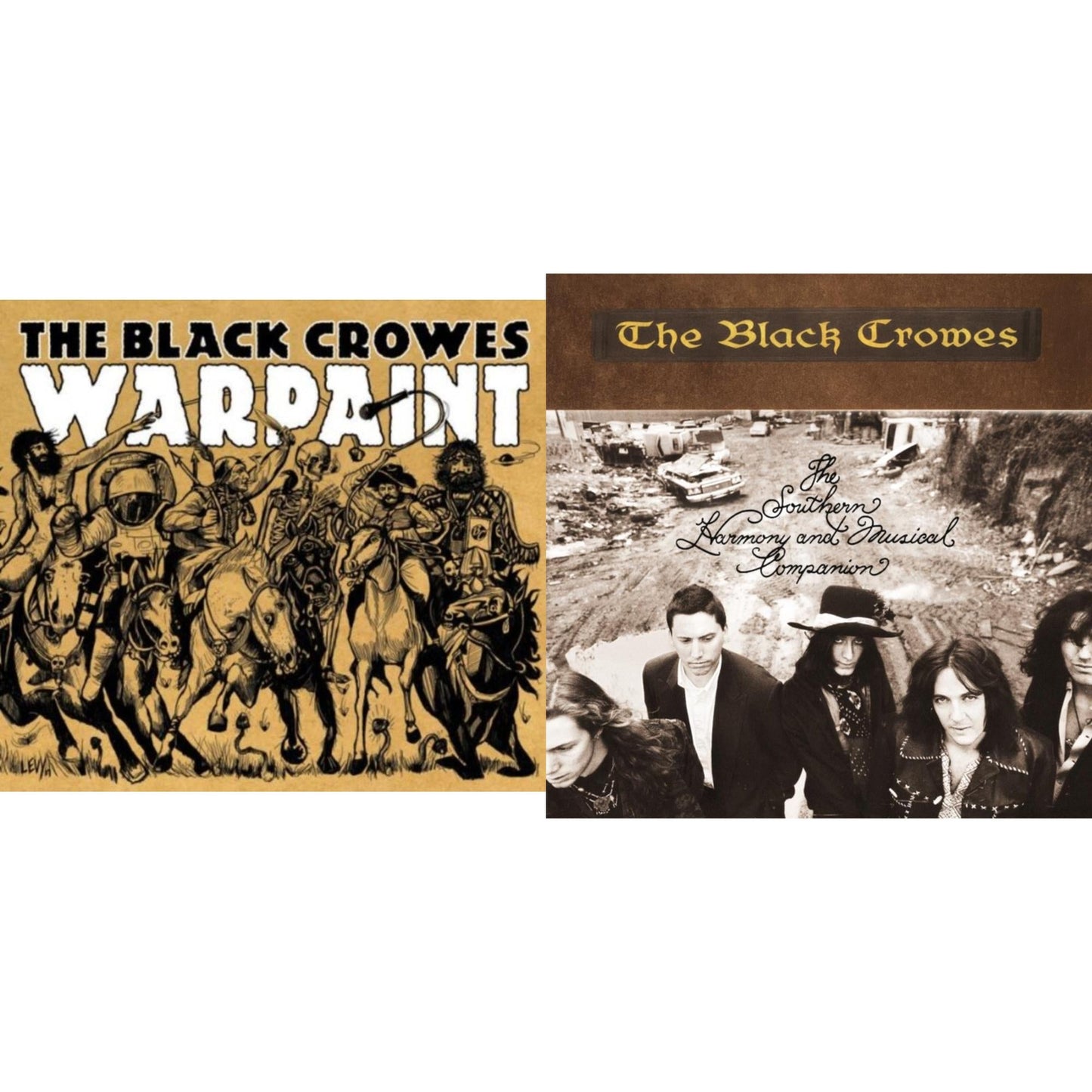 Black Crowes - Warpaint & Southern Harmony & Musical Companion - LP Vinyl Bundle