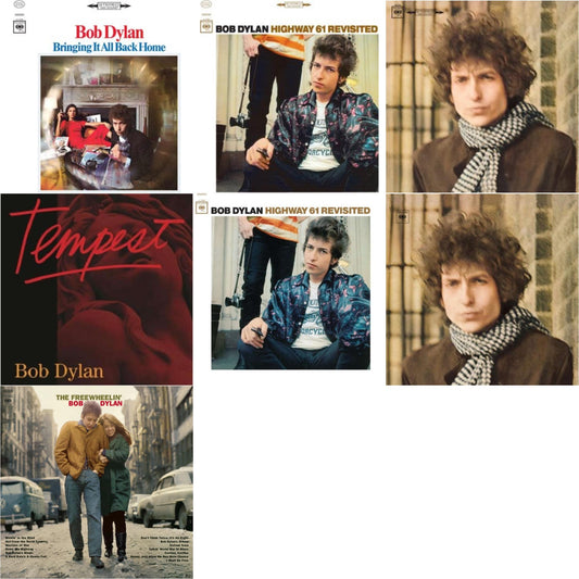 Bringing It All Back Home & Highway 61 Revisited & Blonde On Blonde & Tempest (2LP/CD/180G/Gatefold) & Highway 61 Revisited & Blonde On Blonde & Freewheelin Bob Dylan (140G/Dl Code)