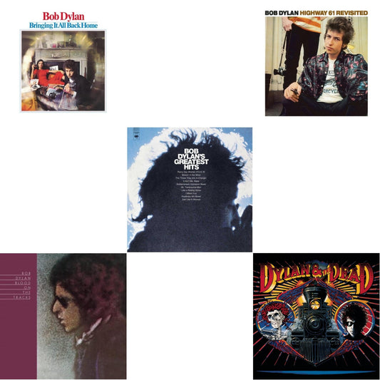 Greatest Hits Vol.1 & Blood On The Tracks & Highway 61 Revisited & Bringing It All Back Home & Dylan & The Dead