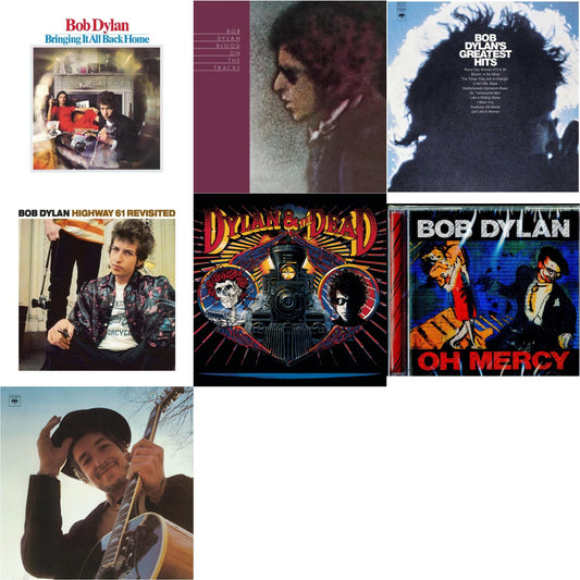 Greatest Hits Vol.1 & Oh Mercy & Nashville Skyline & Blood On The Tracks & Highway 61 Revisited & Bringing It All Back Home & Dylan & The Dead