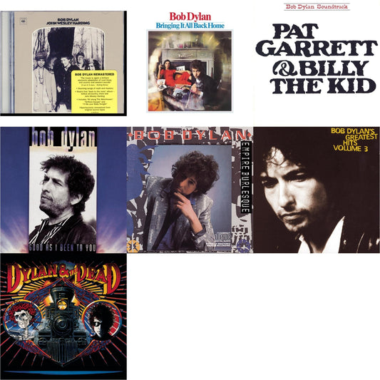 John Wesley Harding & Bringing It All Back Home & Pat Garrett & Billy The Kid & Good As I Been To You & Empire Burlesque & Greatest Hits Vol.3 & Dylan & The Dead