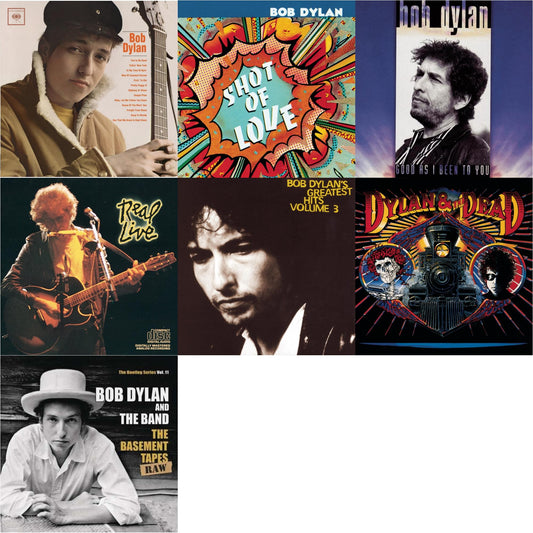 Bob Dylan & Shot Of Love & Good As I Been To You & Real Live & Greatest Hits Vol.3 & Dylan & The Dead & Basement Tapes Raw: The Bootleg Series Vol.11