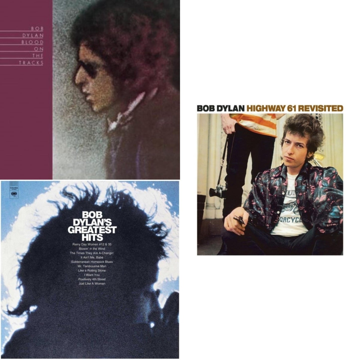Greatest Hits Vol.1 & Blood On The Tracks & Highway 61 Revisited