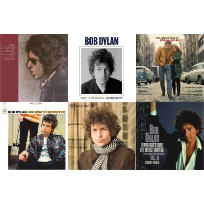 Blood On The Tracks (150G/Dl Insert) & Springtime In New York: The Bootleg Series Vol. 16 (1980-1985) (2LP) & Highway 61 Revisited & Blonde On Blonde & Mixing Up The Medicine & Freewheelin Bob Dylan (140G/Dl Code)